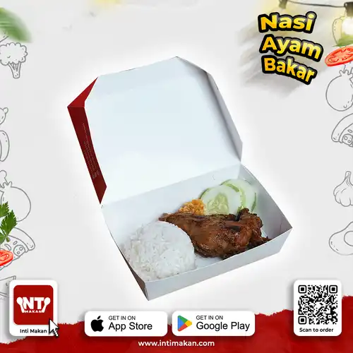 # Paket Nasi Ayam Bakar + Sambal Lalapan