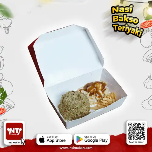 # Nasi Bakso Saos Teriyaki