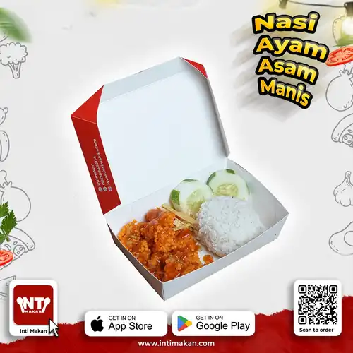 # Nasi Sosis Saos Asam Manis