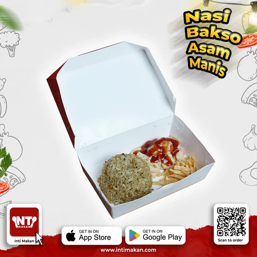 # Nasi Jeruk Bakso Saos Asam Manis