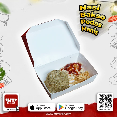 # Nasi Jeruk Bakso Saos Pedas Manis